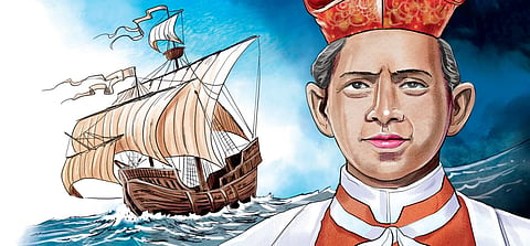 Two priests, a queen, a pope and a book