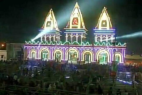 The Gangasagar Mela in West Bengal. (Source: ANI)