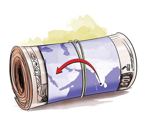 Covid may have dried up business sector, but hawala cash inflow continues