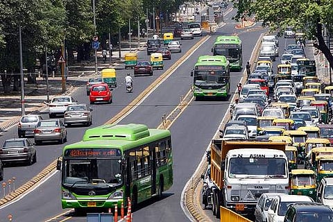 Kejriwal said the new buses will start plying on the roads by September. (File Photo | EPS)