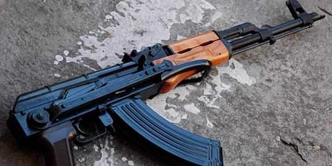 Sunil Jasrotia used his service weapon to shoot himself, causing panic among the people present.