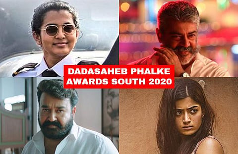 The winners of Dadasaheb Phalke Awards South 2020 were announced recently. Check out the complete list of winners from Kollywood, Tollywood, Mollywood and Sandalwood.