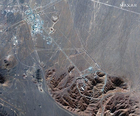 his Nov. 4, 2020, file satellite photo by Maxar Technologies shows Iran's Fordo nuclear site. (File Photo | AP)