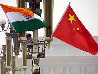 Visual of Indian and Chinese flag used for representational purposes. (File | AFP)
