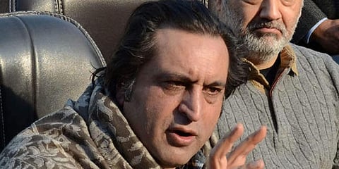 People's Conference chief Sajad Gani Lone (Photo | PTI)
