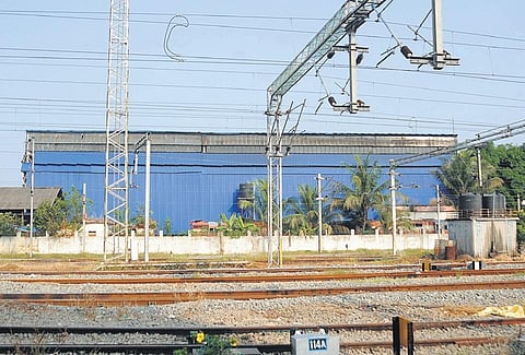 Diesel locomotive shed at Ernakulam Junction(South) railway station