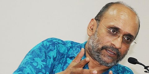 Eminent journalist Paranjoy Guha Thakurta (Photo | EPS)