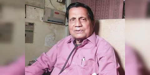 Octogenarian doctor Dr Krishna Mohan Pathi (Photo| EPS)