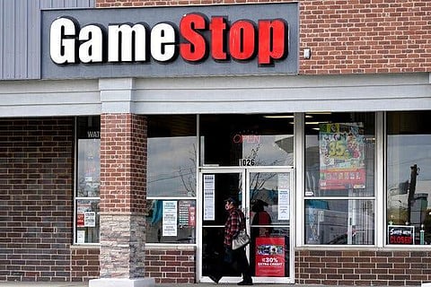 GameStop shares ended the formal trading day down some 44 percent as some cashed out.  (Photo | AP)
