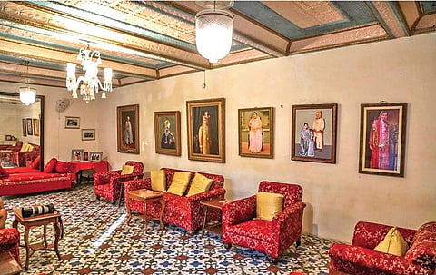 Interiors and exteriors of the Sirmur Palace in Himachal Pradesh