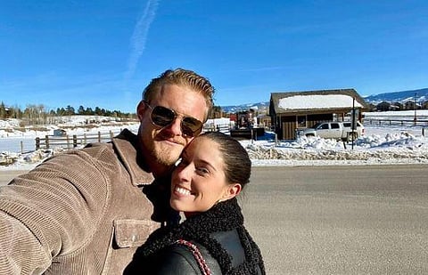 'Vikings' actor Alexander Ludwig with Lauren Dear (Photo | Instagram)