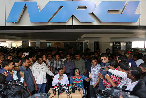 Representational image of IVRCL company logo. (File Photo)