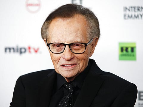 Veteran talk show host Larry King (Photo | AP)