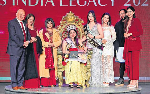 Snapshots of Priyanka Juneja winning the Mrs India Legacy 2020, held in Gurugram last week