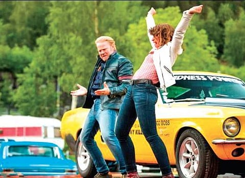 A still from Asphalt Burning