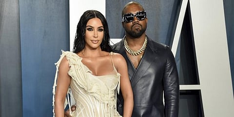 Reality TV star Kim Kardashian and estranged rapper husband Kanye West. (File photo | AP)