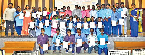 Industry-Academia programme held at PVKN Government College in Chittoor. (Photo  | Express)