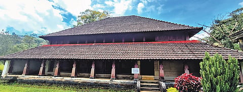 The famous Nalaknad Palace in Napoklu in Kodagu district was damaged due to heavy rain in the past three years | Express