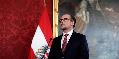 The new Austrian Chancellor Alexander Schallenberg (Photo | AP)