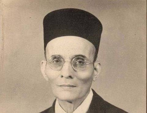 RSS ideologue Vinayak Damodar Savarkar (Twitter Photo)