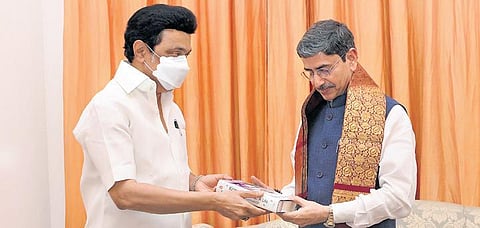 Chief Minister MK Stalin met Governor RN Ravi on Wednesday, and is said to have urged him to grant his assent for the Bill to dispense with the NEET | Express