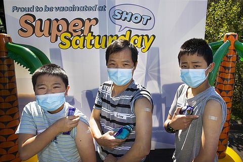 New Zealand health care workers have administered a record number of vaccine jabs as the nation holds a festival aimed at getting more people inoculated against the coronavirus. (Photo | AP)