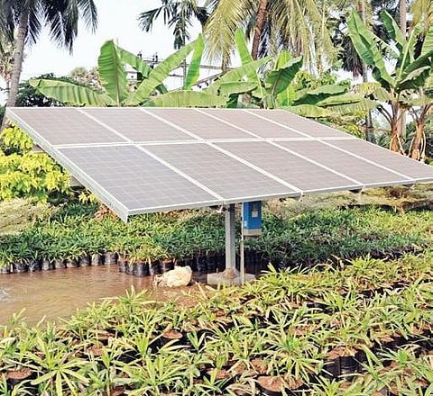 With the installation of the solar plant, power will be supplied at Rs 3.45 per unit, saving around Rs 3.50 per unit.
