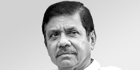 Sri Lanka's first-ever Test cricket captain Bandula Warnapura (Photo @OfficialSLC)