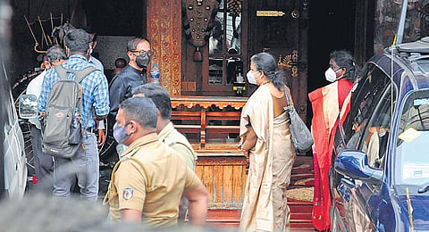 Archaeology department officials at Monson’s house for inspection | A Sanesh