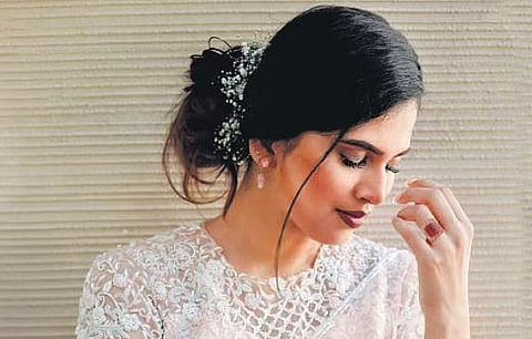 Bride like an angel