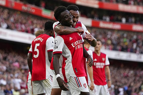 Arsenal football team players (Photo | AP)