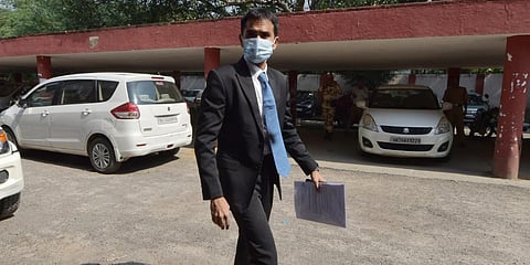 NCB's Mumbai Zonal Director Sameer Wankhede arrives at the agency headquarters in New Delhi. (Photo| Shekhar Yadav, EPS)