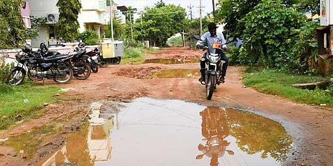 Rain worsens plight of roads dug up for drainage pipeline works