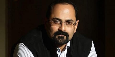 Minister of State for Electronics and IT Rajeev Chandrasekhar (Photo | PTI)