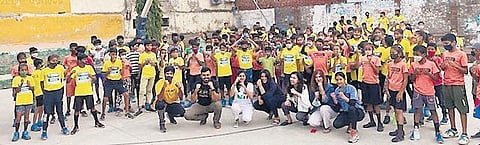 The Nahi Means No team conducts offline and online events with audiences