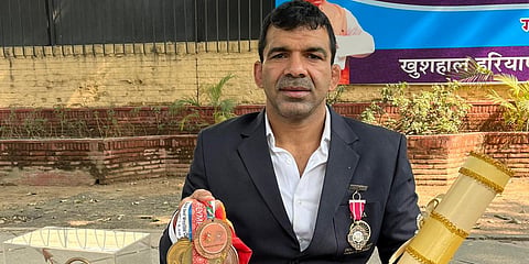 Wrestler Virender Singh Yadav (Photo| Twitter)