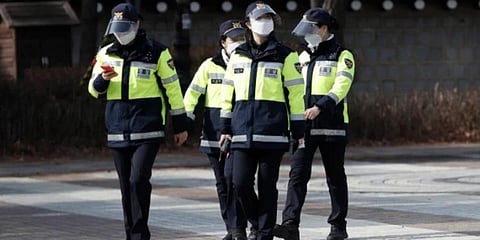 South Korea Police (Photo | AP)