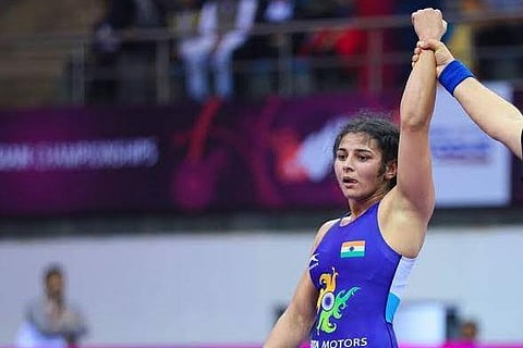 Wrestler Sarita Mor