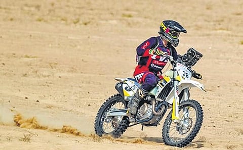 Bengaluru based motorcycle racer Aishwarya Pissay (File photo)