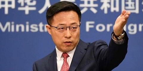 China Foreign Ministry Spokesman Lijian Zhao 
