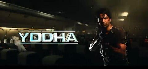Sidharth Malhotra in action drama 'Yodha' (Photo | YouTube Screenshot)