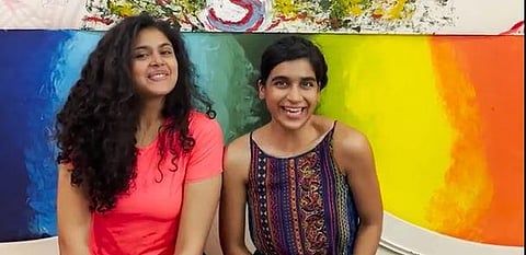 Actor Faria Abdullah (L) and dancer Harsha Maheshwari (Photo| Instagram)