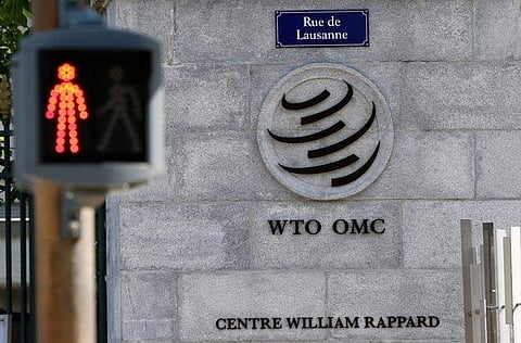 The headquarters of the World Trade Organization (WTO) are pictured in Geneva. (File Photo | Reuters)