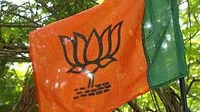 The BJP flag used for representational purposes only. 