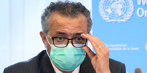 WHO chief Tedros Adhanom Ghebreyesus (Photo | AP)