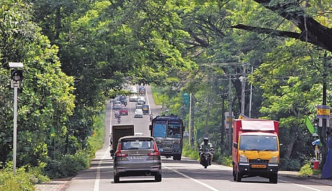 Kazhakoottam-Parippally stretch .NH 66 stretch between Kazhakootam and Paripally which will be developed into a six lane highway | B P Deepu