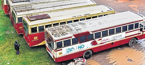 The KSRTC bus stand in Ernakulam  (File photo)