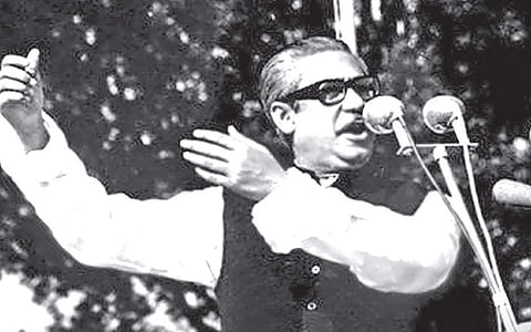 Sheikh Mujib. (File Photo)