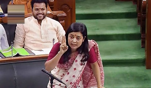 TMC MP Mahua Moitra (Lok Sabha TV Screengrab)
