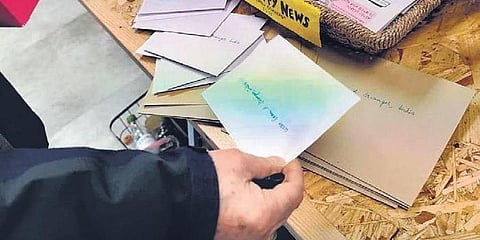 Letters sent to people across the globe by LFASI volunteers.